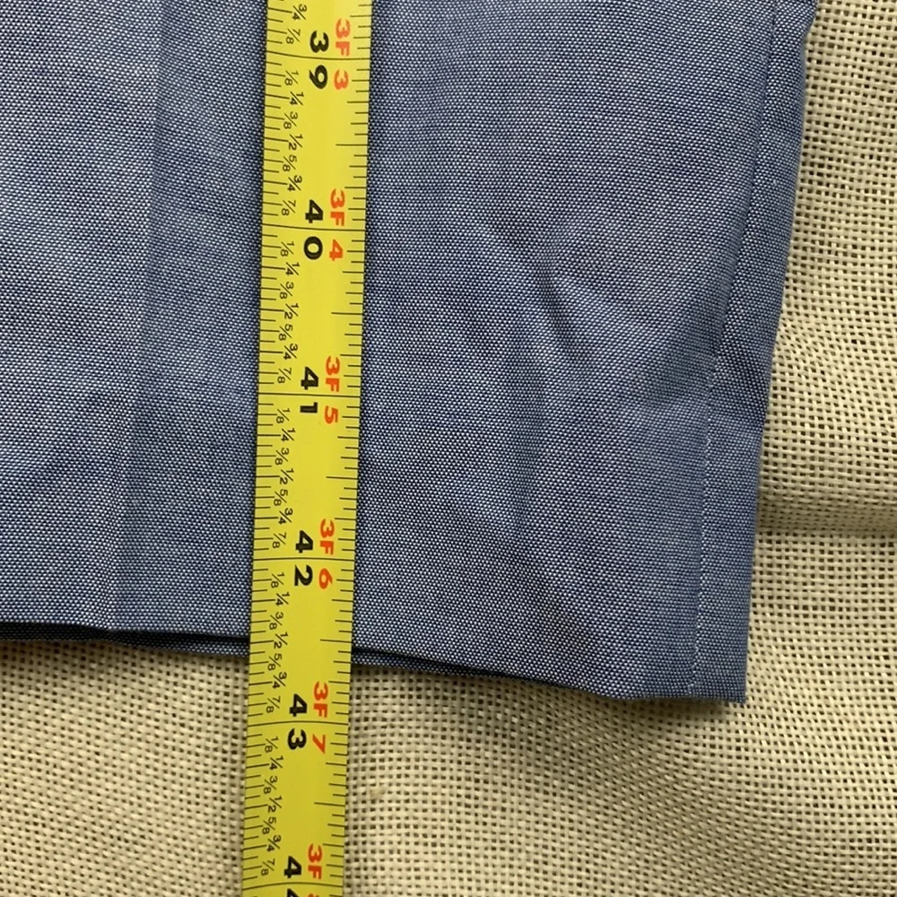 Lauren Ralph Lauren Men's Blue Chambray Cotton Suit Separate Pants Size 32x32